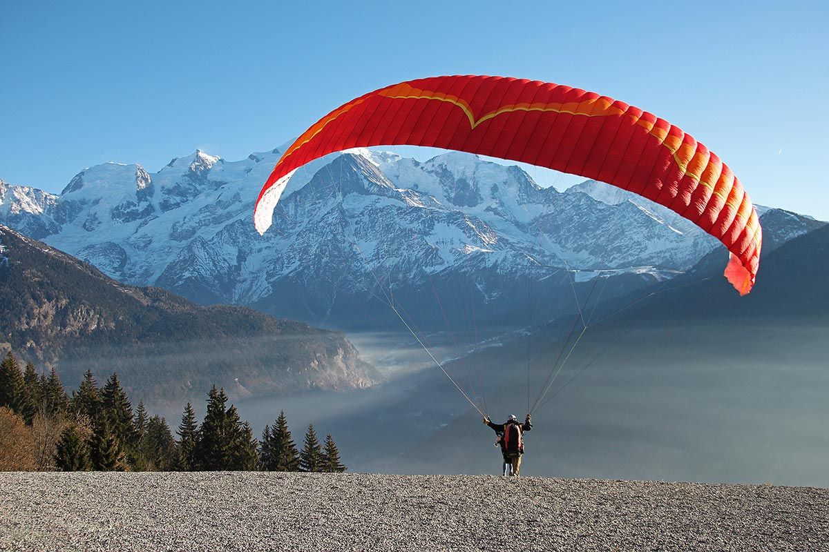 parapente montagne