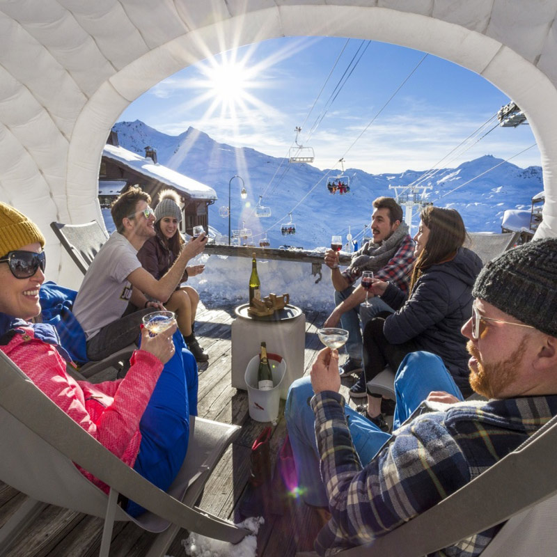 val thorens terrasse proche piste